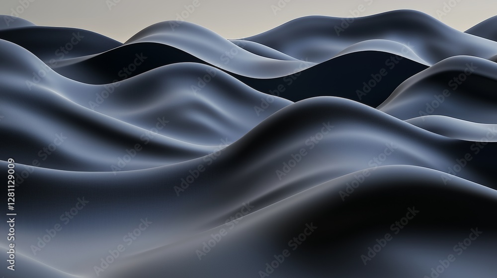 Poster a futuristic blue technology backdrop adorned with abstract circuit designs, dynamic digital data st