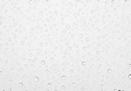 Rain Drops on Glass Surface Creating Abstract Pattern and Texture