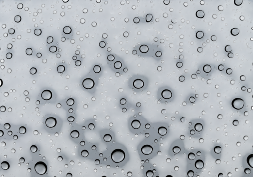 Rain Drops on Glass Abstract Background Texture Pattern Close-up - Powered by Adobe