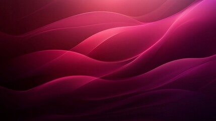 Obraz premium Abstract Pink and Purple Wave Background Image Deep Crimson Red Hues Soft Gradient Subtle Curves Elegant Design Wallpaper Digital Art Graphic Design
