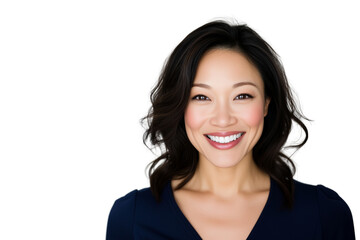 Fototapeta premium Vietnamese Joyful Woman with healthy skin, beauty concept