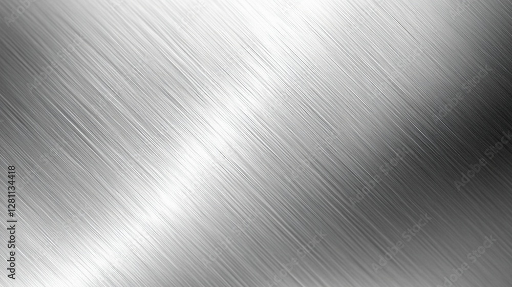 Poster abstract brushed metal texture background image with diagonal lines and silver gray gradient