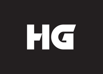 HG letter logo and initial logo design
