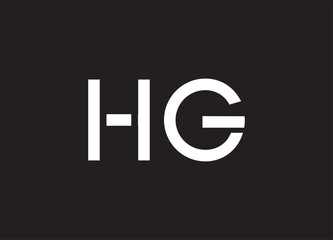 HG letter logo and initial logo design