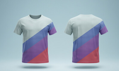 T-shirt Soccer jersey or football kit template for sportswear design