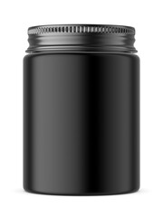 Jar with metallic screw mockup
