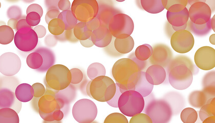 Bright and cheerful bokeh background with lots of blurred yellow and pink lights, perfect for projects related to celebration and joy