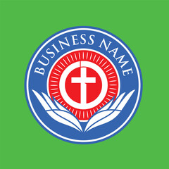 vector illustration of a cross