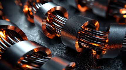 A high-speed motion blur 3D rendering of abstract lines in motion, illustrating business leadership, cutting-edge technology products, strategic plans, goals, achievements, and the evolution of