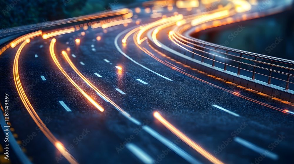 Aufkleber a digital transformation roadmap with key milestones and objectives, highlighting the process of int