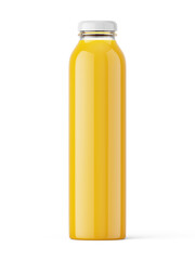 Orange juic bottle mockup