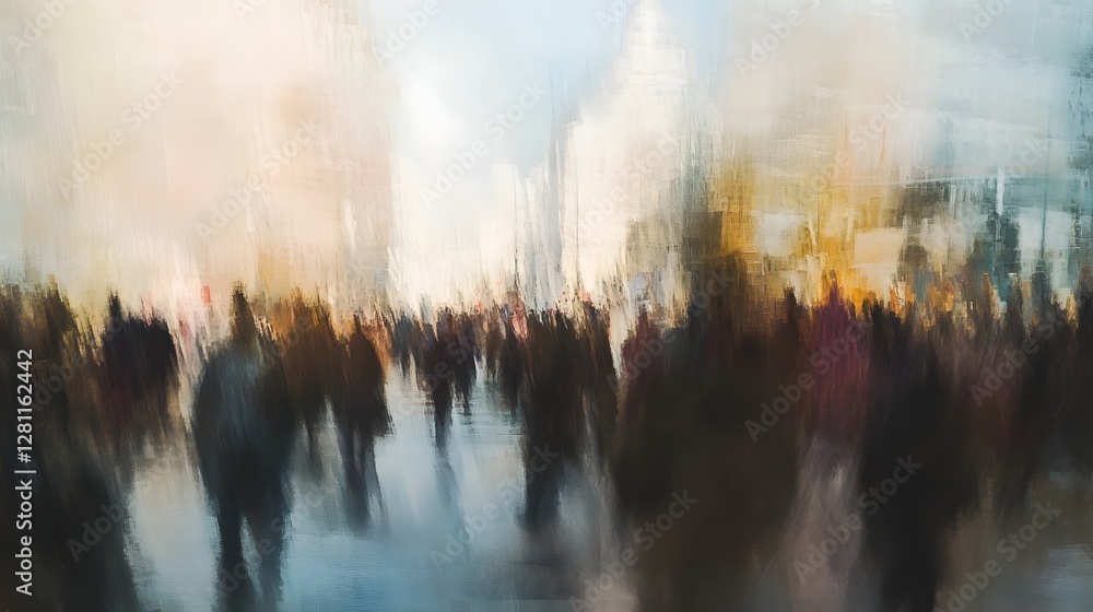 Poster blurred motion and dynamic energy of a fast paced