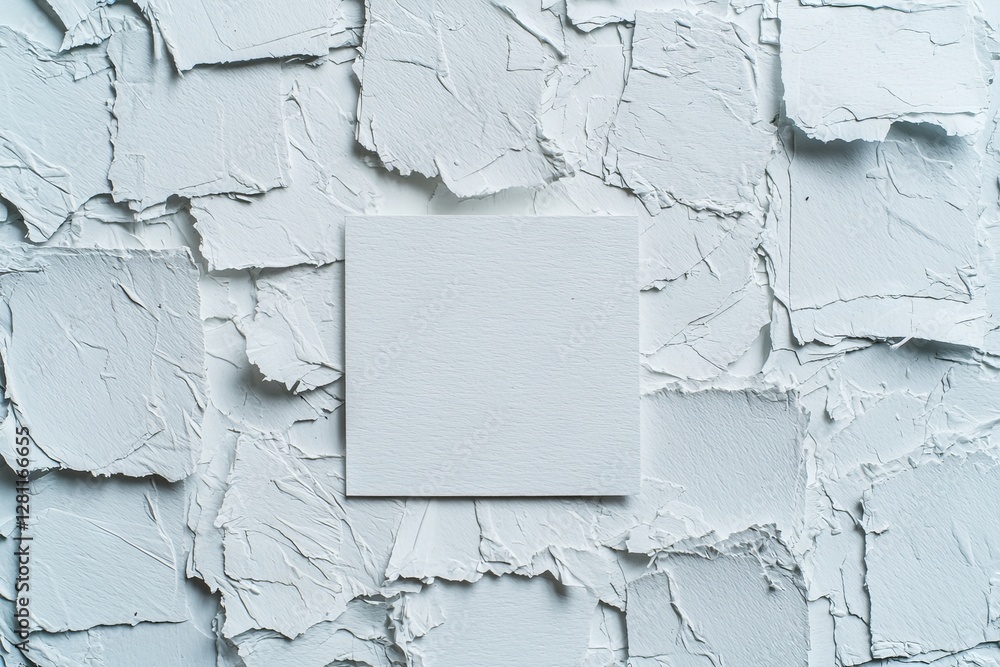 Poster a close-up view of empty white rectangle poster mockups positioned diagonally with a soft shadow on 