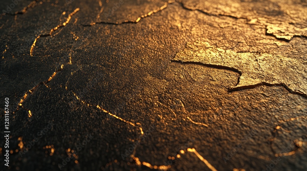 Poster elegant backdrop with golden texture and intricate details for projects
