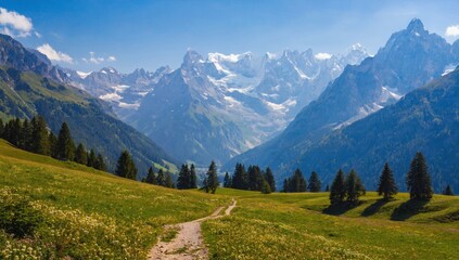 Beautiful Mountain Landscape View