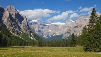 Fototapeta premium Beautiful Mountain Landscape View