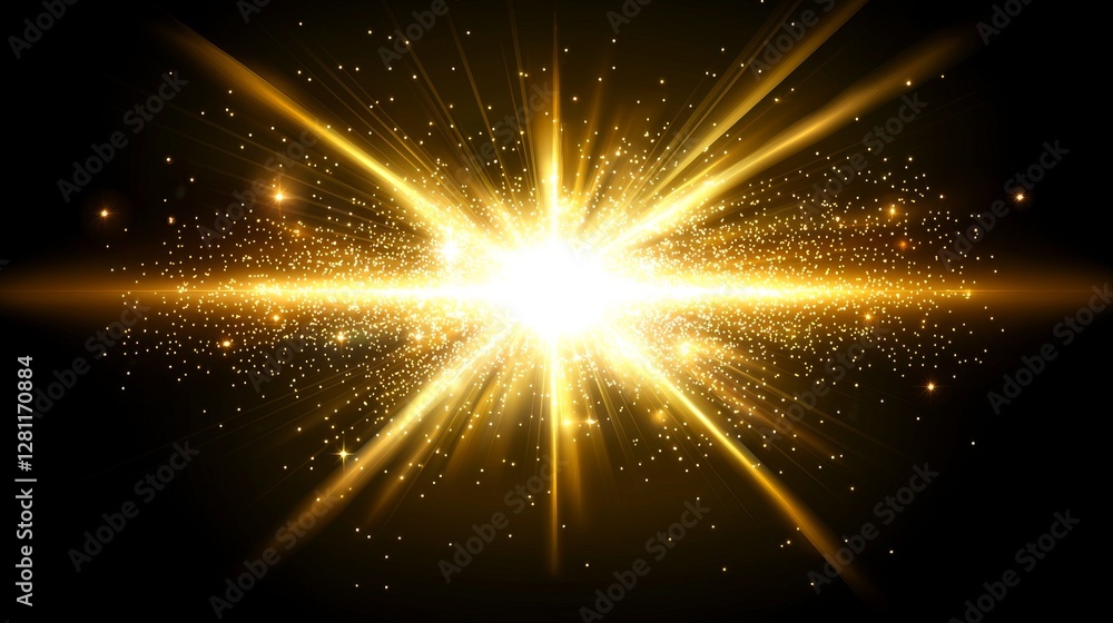Aufkleber the anamorphic lens flare in this image originates from a photo camera lens and forms an anamorphic 