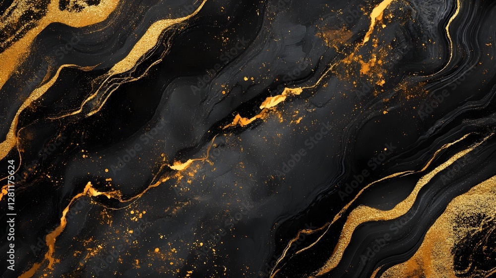 Aufkleber captivating abstract art piece featuring mesmerizing fluid motions dynamic fiery swirls and glowing 