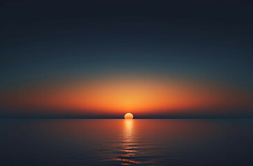Fototapeta premium Sunset in the sea