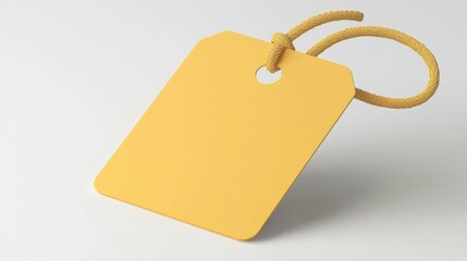 More Details. 3D Illustration of Isolated Label with White Background