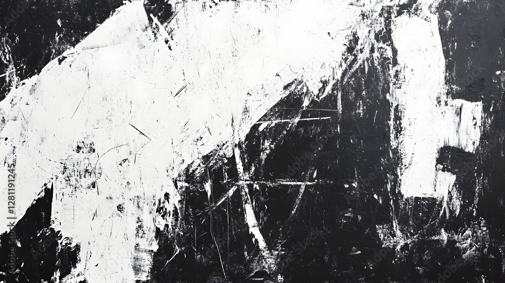 Poster Captivating Abstract Monochrome Texture with Striking Graphic Patterns and Minimalist Modern Design