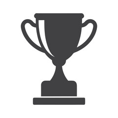 Trophy cup icon in flat style. Victory cup vector. Trophy, Cup, Prize, Winner symbol