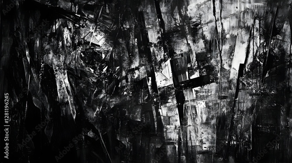 Fototapete Captivating Chaos A Moody Abstract Interpretation of Turbulent Emotions and Environments