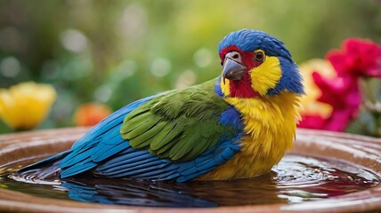 blue and yellow macaw ara ararauna