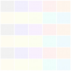 Pastel Color Palette Grid