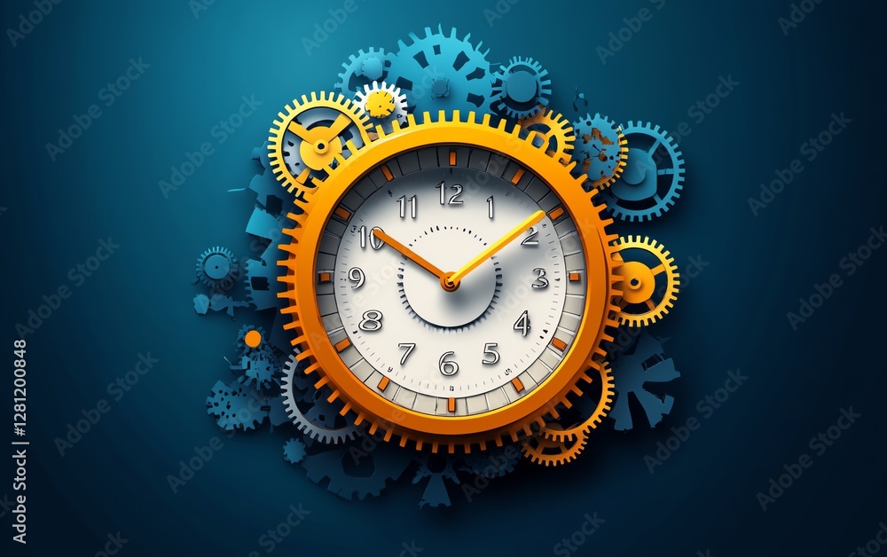 Aufkleber smart business efficiency strategies, operational excellence, process automation tools, time managem