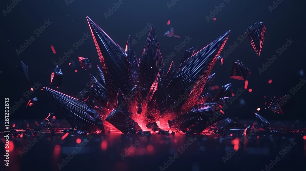 Poster the image presents a futuristic and energetic visual, characterized by dynamic, flowing lines of tea