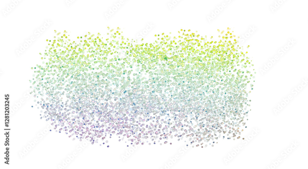 Wall mural blurred bokeh colors light glowing on transparent background