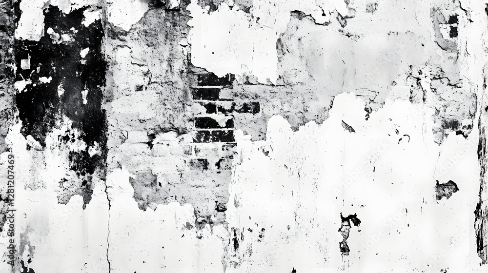 Poster captivating grunge texture of a weathered and decaying concrete wall background this abstract image 