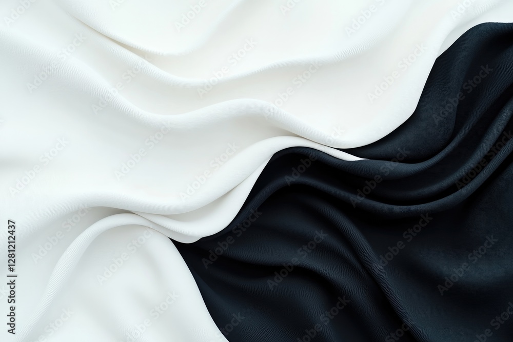 Poster abstract monochrome textures with flowing patterns suitable for various backgrounds