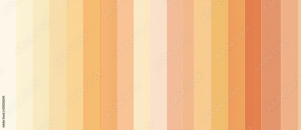 Aufkleber an orange gradient transition background, ideal for designing banners or backdrops, created using ai