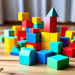 Obraz premium toy blocks