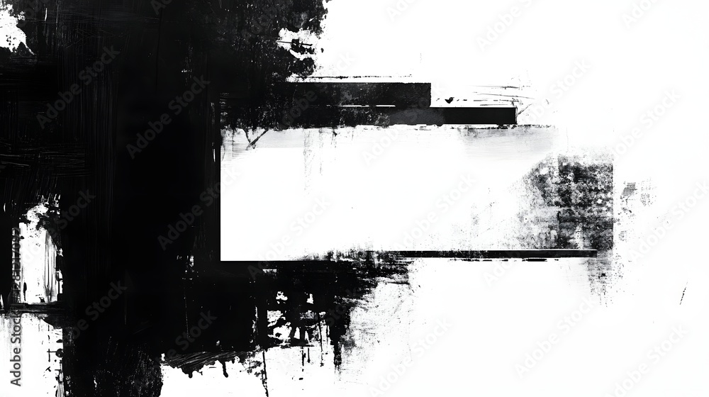 Poster captivating monochrome abstract with dramatic contrast and texture