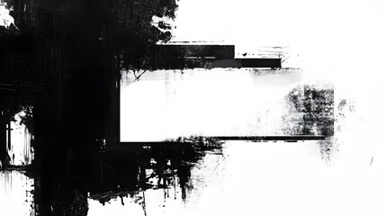 Fototapeta premium Captivating Monochrome Abstract with Dramatic Contrast and Texture