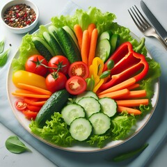 fresh vegetable salad