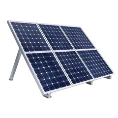 Solar panels harnessing renewable energy.