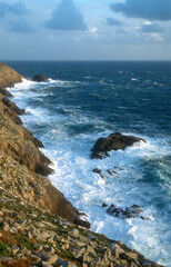 Pointe du Raz, Parc naturel régional d'Armorique, region Bretagne, 29, Finistère, France