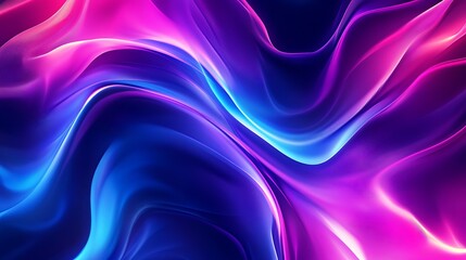 Obraz premium Stylish glowing organic colorful background with futuristic smooth transitions 