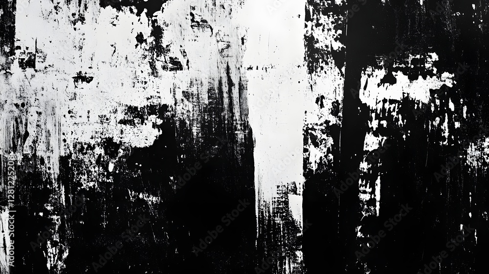 Aufkleber captivating moody grunge abstraction with dramatic contrasting shadows and textures