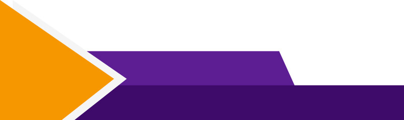 Obraz premium Purple And Orange Elegant Presentation Shape