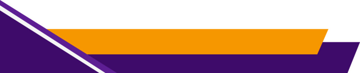 Obraz premium Purple And Orange Elegant Presentation Shape