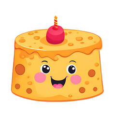 birthday cake with candles