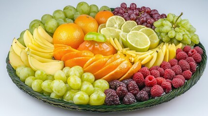 Colorful Fruit Platter A Delightful Arrangement of Fresh Fruits