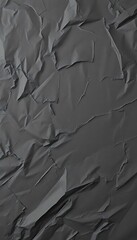 Black Crumpled Plastic Poster Texture Background