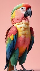 Fototapeta premium blue and yellow macaw