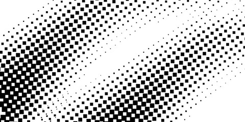 Grunge halftone gradient background. Faded grit noise texture. White and black sand wallpaper. Retro pixelated backdrop background abstract